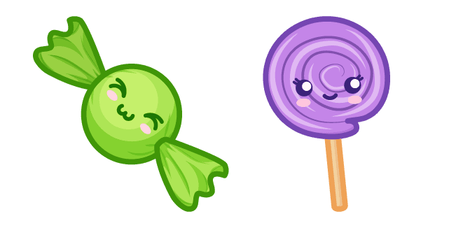  Cute Candy and Lollipopcustom cursor pack