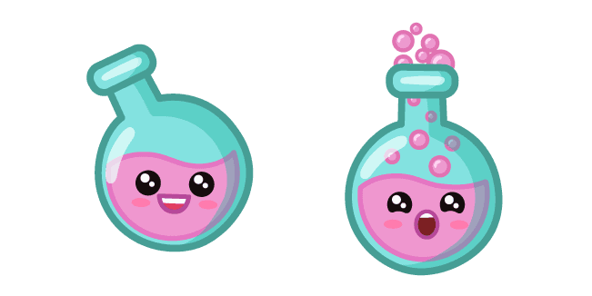 Cute Chemistry Flaskcustom cursor pack