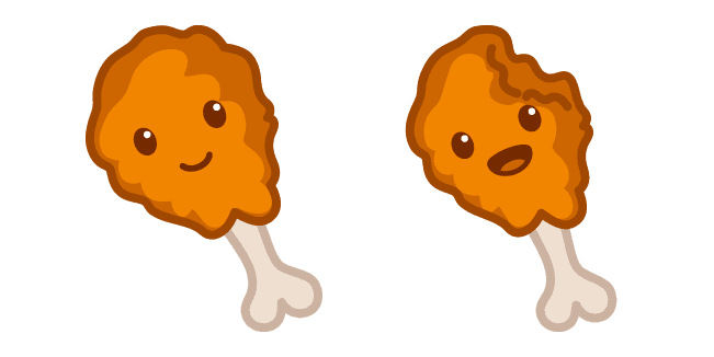 Cute Chicken Legcustom cursor pack