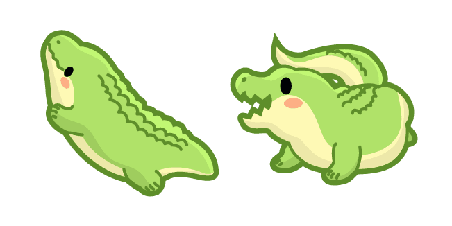 Cute Crocodilecustom cursor pack