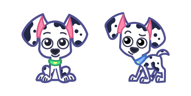 Cute Dalmatian Puppycustom cursor pack