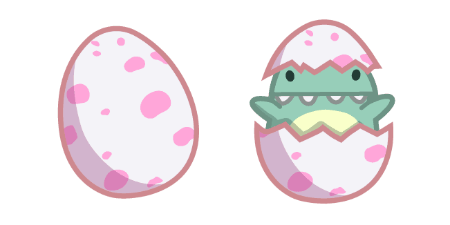 Cute Dino Baby in Eggcustom cursor pack