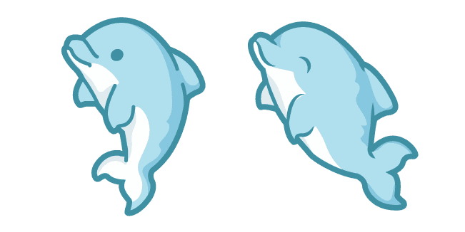 Cute Dolphincustom cursor pack