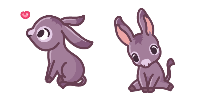 Cute Donkeycustom cursor pack