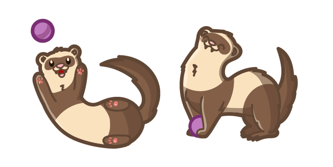 Cute Ferretcustom cursor pack