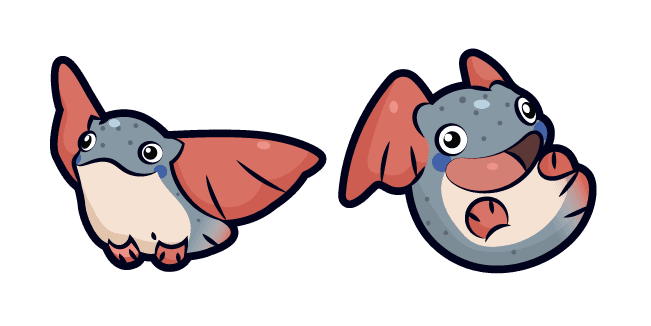 Cute Flying Fishcustom cursor pack