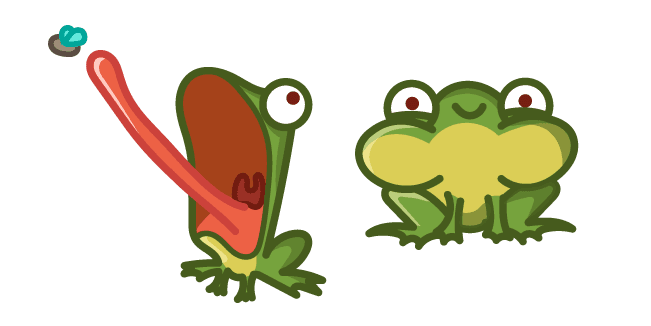 Cute Frogcustom cursor pack