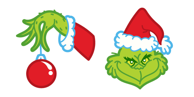 Cute Grinchcustom cursor pack