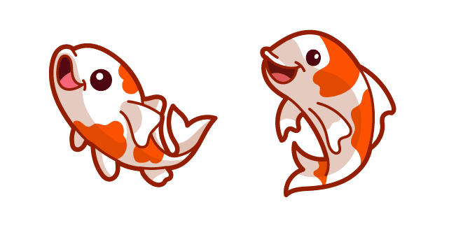 Cute Koi Fishcustom cursor pack