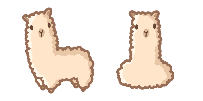 Cute Llamacustom cursor pack