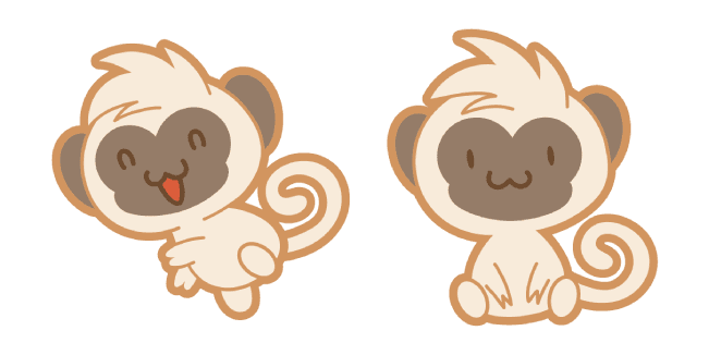 Cute Monkeycustom cursor pack