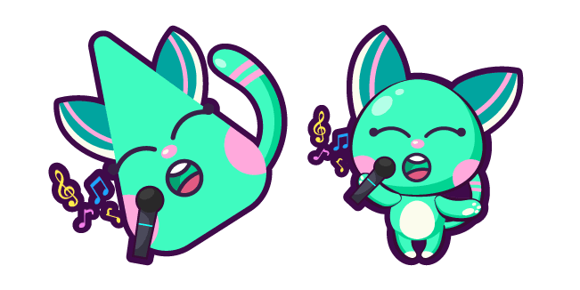 Cute Noki Singingcustom cursor pack