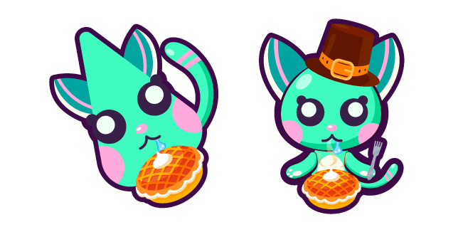 Cute Noki Thanksgiving Daycustom cursor pack