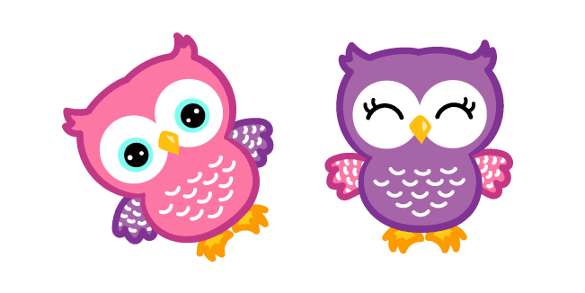 Cute Owlscustom cursor pack