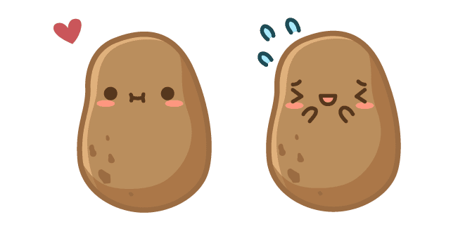 Cute Potatocustom cursor pack