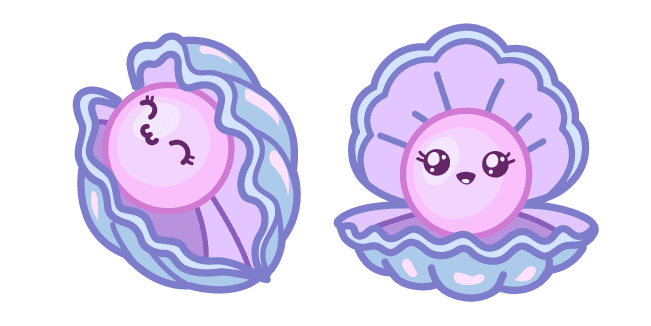 Cute Shell and Pearlcustom cursor pack