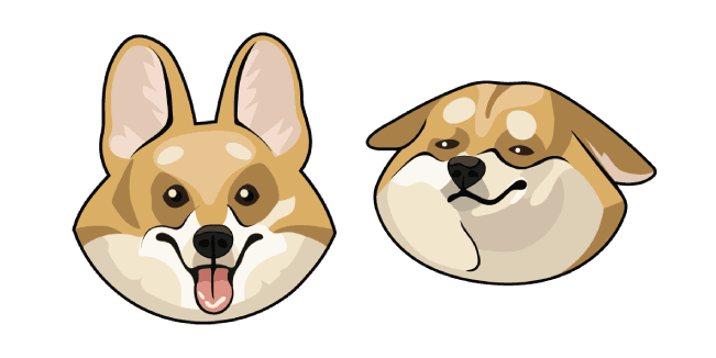 Cute Shiba Inu Dogcustom cursor pack