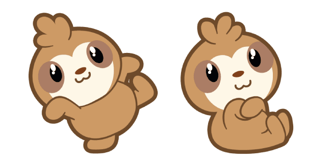 Cute Slothcustom cursor pack