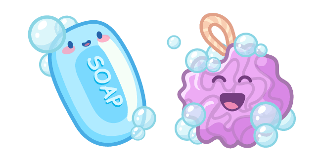 Cute Soap and Shower Spongecustom cursor pack