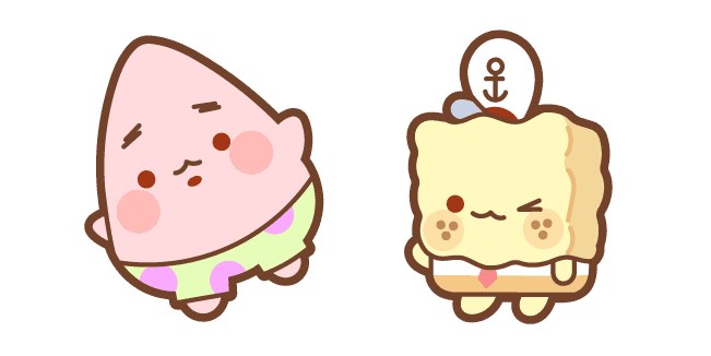 Cute SpongeBob and Patrickcustom cursor pack