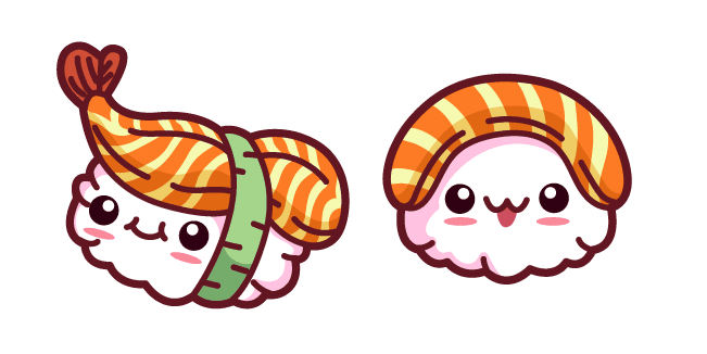 Cute Sushicustom cursor pack