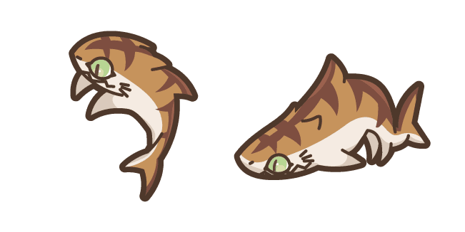 Cute Tiger Sharkcustom cursor pack