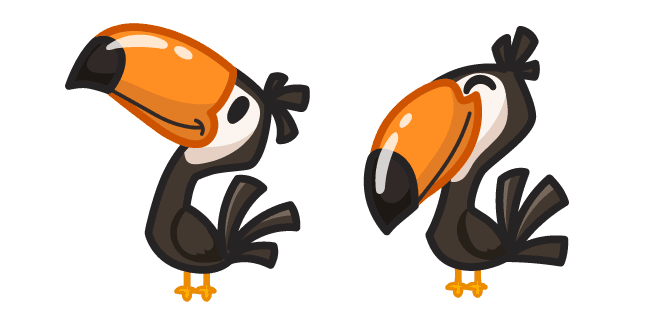 Cute Toucancustom cursor pack