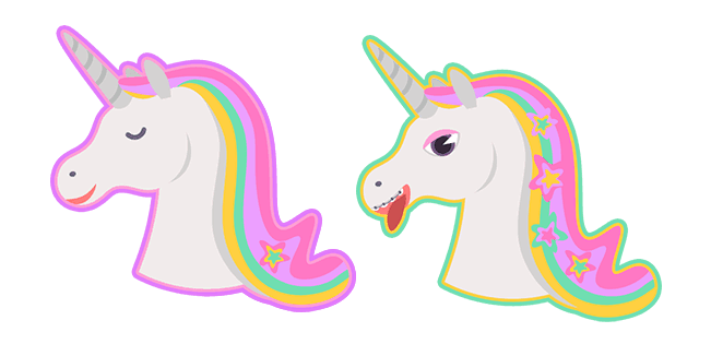 Cute Unicorncustom cursor pack