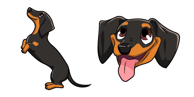 Dachshund Dogcustom cursor pack