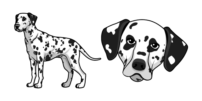 Dalmatian Dogcustom cursor pack