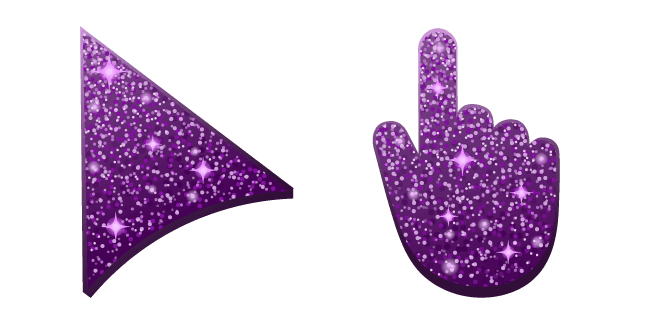 Dark Purple Glittercustom cursor pack