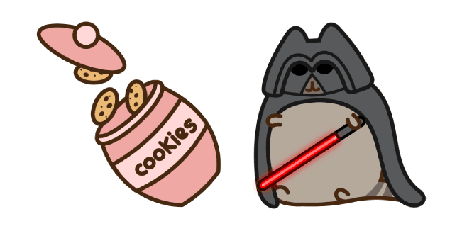 Darth Pusheen and Cookiescustom cursor pack