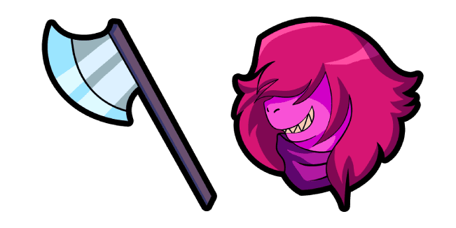 Deltarune Susiecustom cursor pack