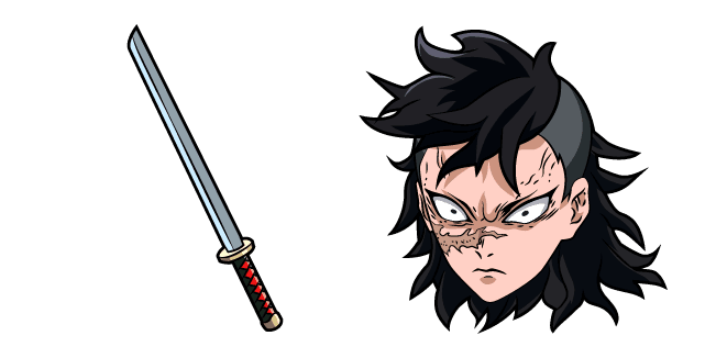 Demon Slayer Genya Shinazugawacustom cursor pack