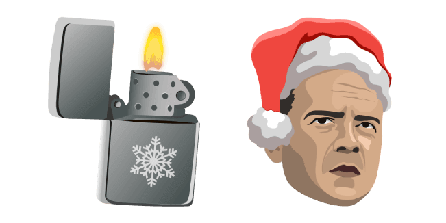 Die Hard Christmas McClane and Lightercustom cursor pack