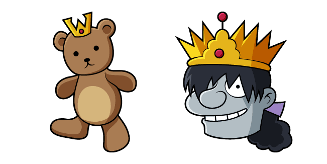 Disenchantment Prince Derek and Mr. Bearcustom cursor pack