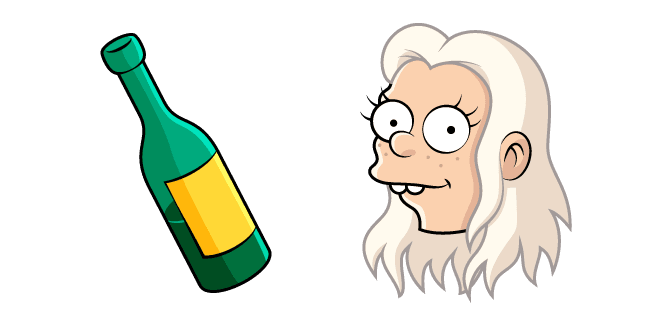 Disenchantment Queen Bean and Bottlecustom cursor pack