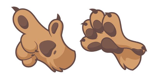 Dog Pawcustom cursor pack