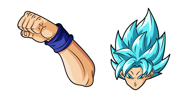 Dragon Ball Super Saiyan Bluecustom cursor pack