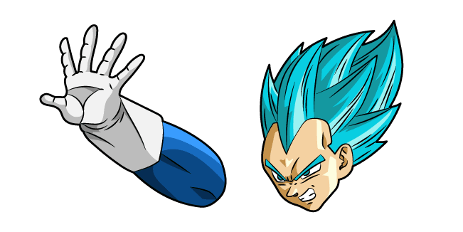 Dragon Ball Vegeta SSGSScustom cursor pack