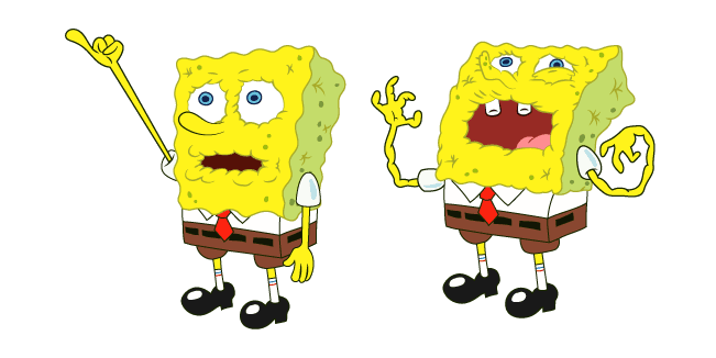 Dry SpongeBob custom cursor pack