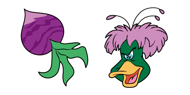 Ducktales Dr. Reginald Bushroot and Beetrootcustom cursor pack