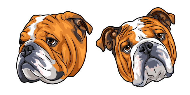 English Bulldog Dogcustom cursor pack