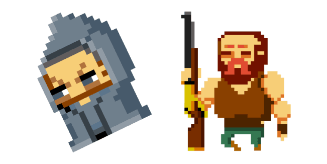 Enter the Gungeon Frifle and the Grey Mausercustom cursor pack