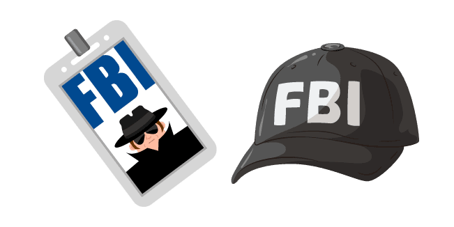 FBI Police Officercustom cursor pack