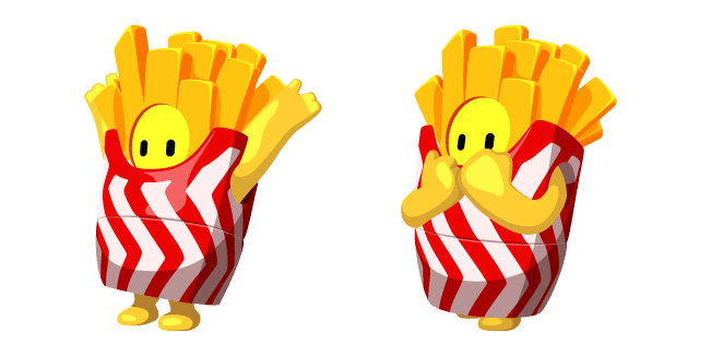 Fall Guys French Fries Costumecustom cursor pack