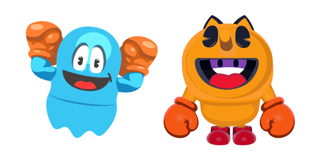 Fall Guys Pac-Man and Inky Costumecustom cursor pack