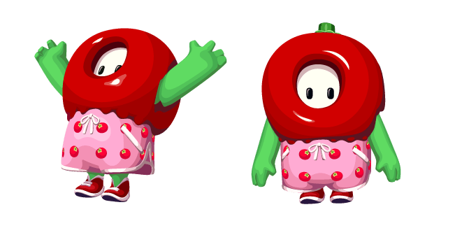 Fall Guys Tomato Costumecustom cursor pack