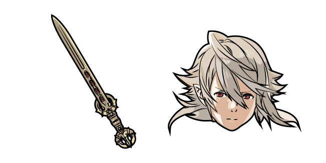 Fire Emblem Corrin and Sword Yatocustom cursor pack