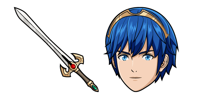 Fire Emblem Marth and Swordcustom cursor pack